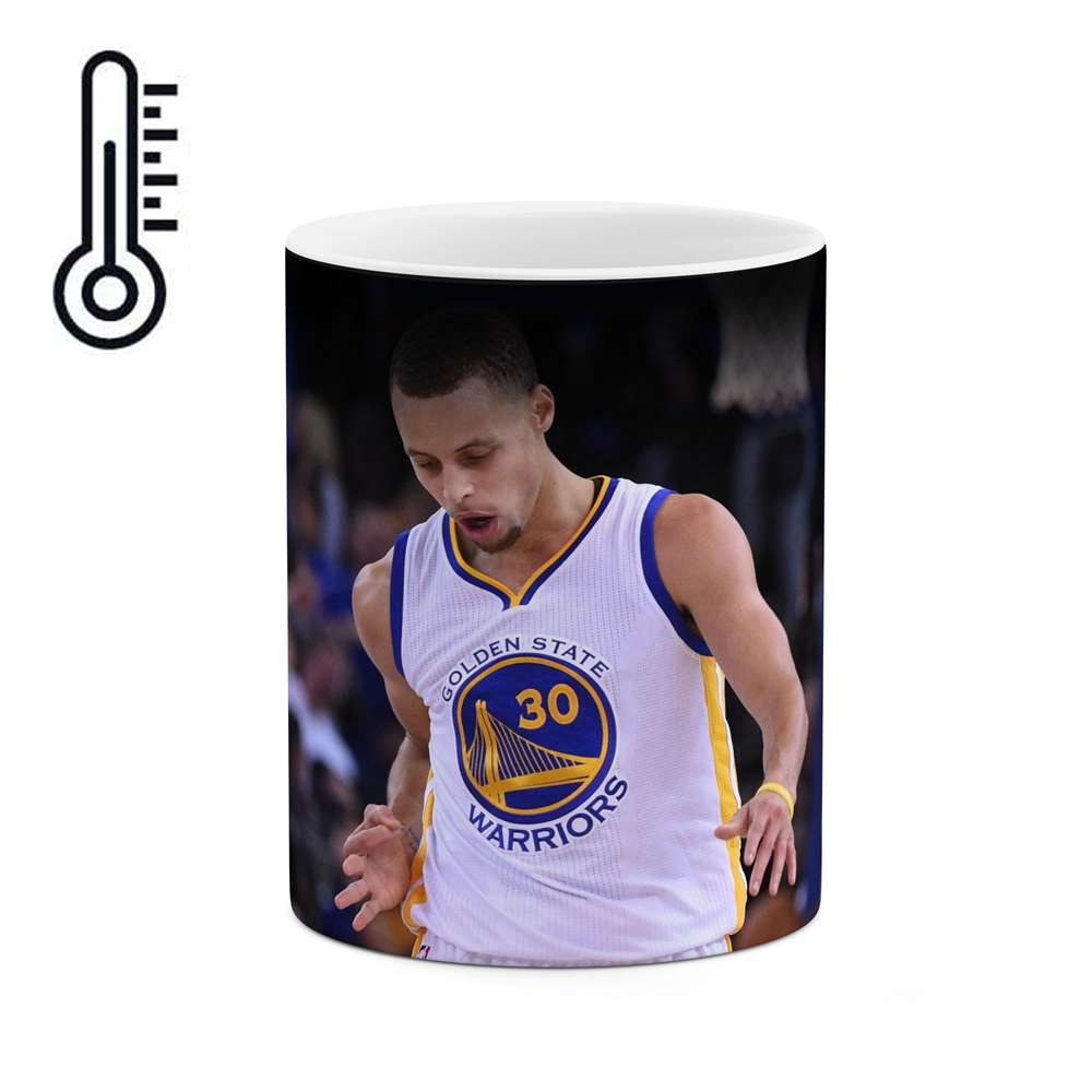ماگ حرارتی طرح بسکتبال NBA ، Stephen curry مدل mgph14947