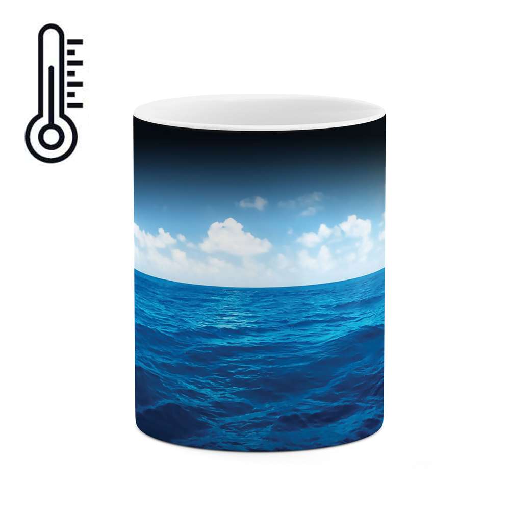 ماگ حرارتی طرح دریا مدل mgh03884