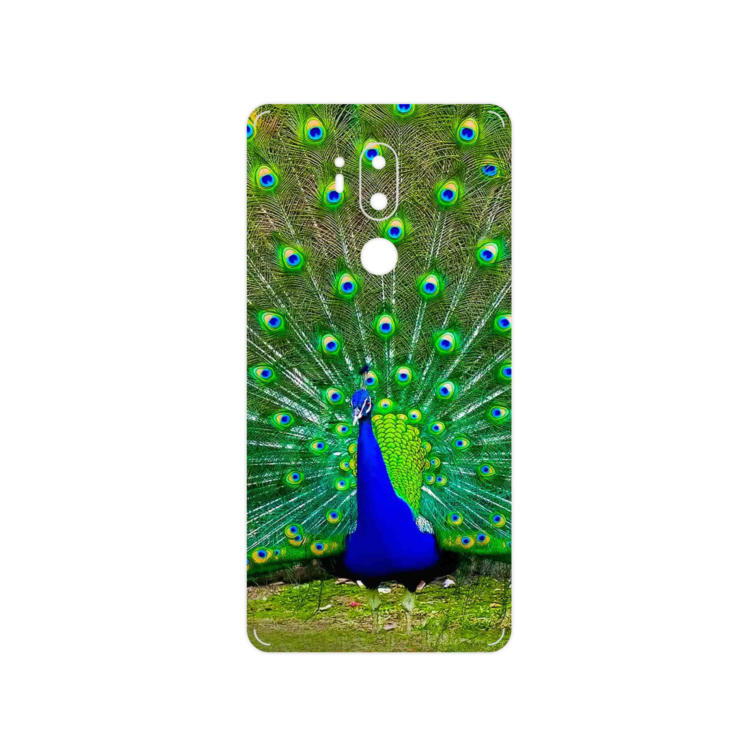 برچسب پوششی ماهوت مدل Peacock مناسب برای گوشی موبایل ال جی G7 PLUS THINQ