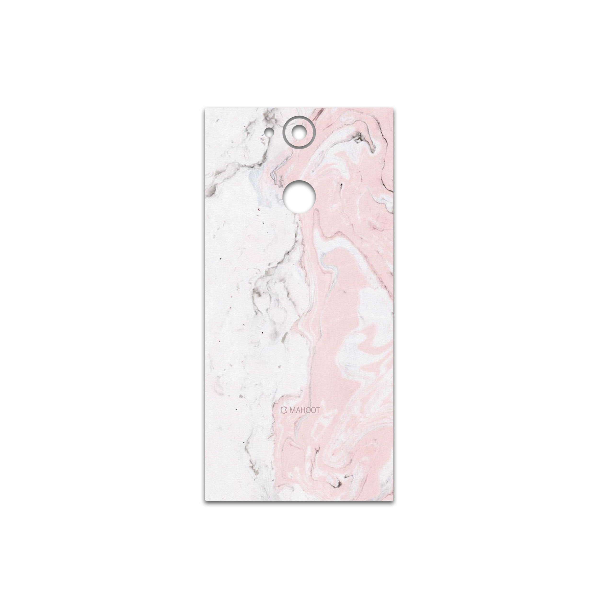 برچسب پوششی ماهوت مدل Blanco-Pink-Marble مناسب برای گوشی موبایل سونی Xperia XA2