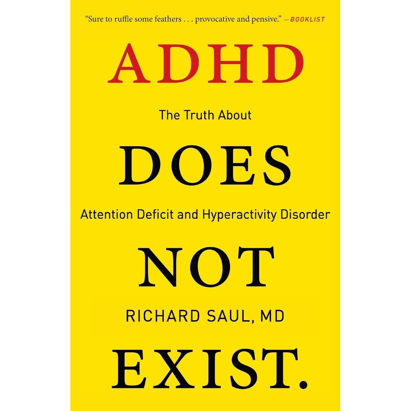 کتاب ADHD Does Not Exist اثر Richard Saul انتشارات Harper Wave