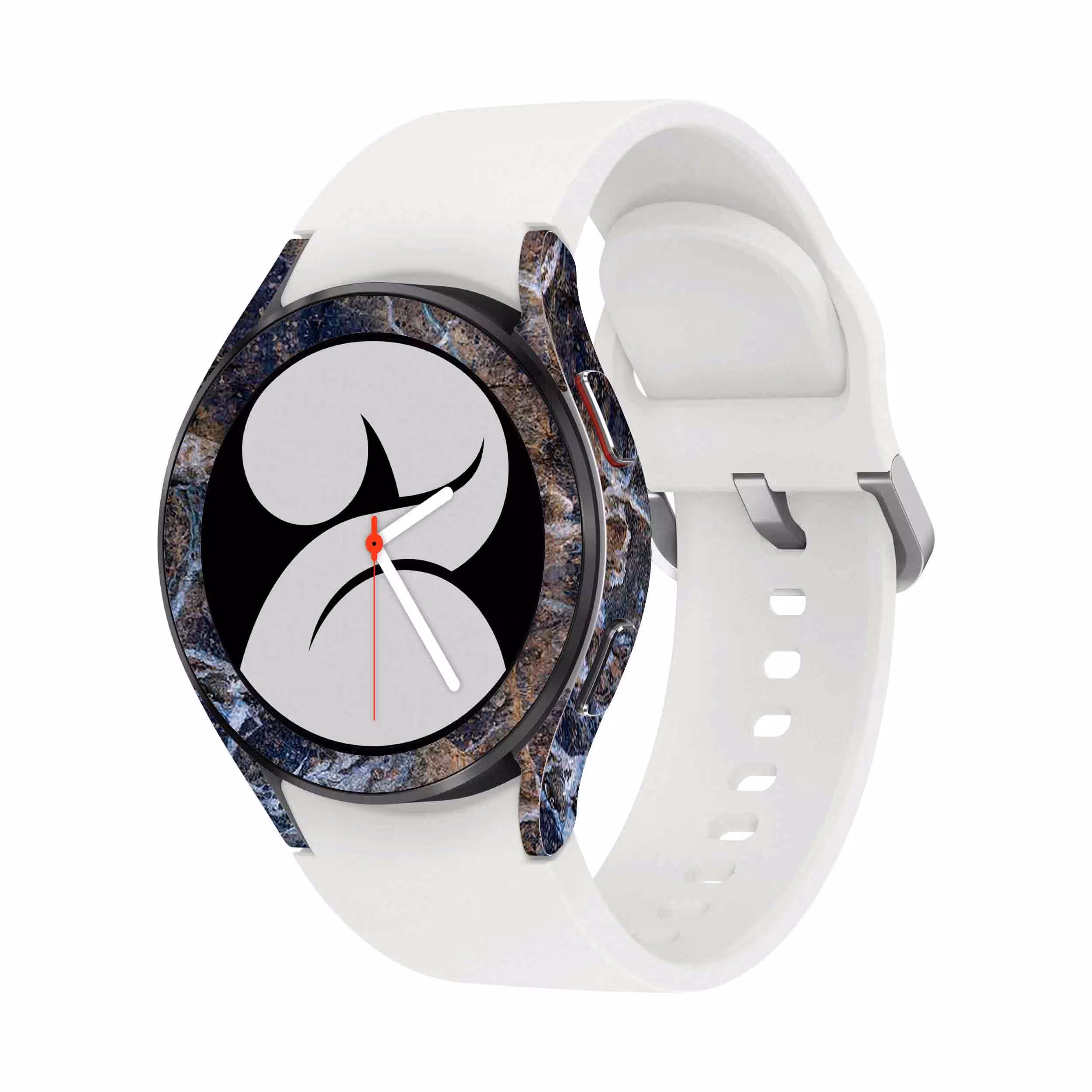 برچسب ماهوت طرح Earth White Marble مناسب برای ساعت هوشمند سامسونگ Watch4 40mm