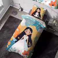 سرویس روتختی دخترانه طرح عروس فانتزی HQ-3307
