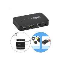 سوئیچ سلکتور 4 پورت دستی مدل USB IF-U204 با قابلیت اتصال 2 کامپیوتر