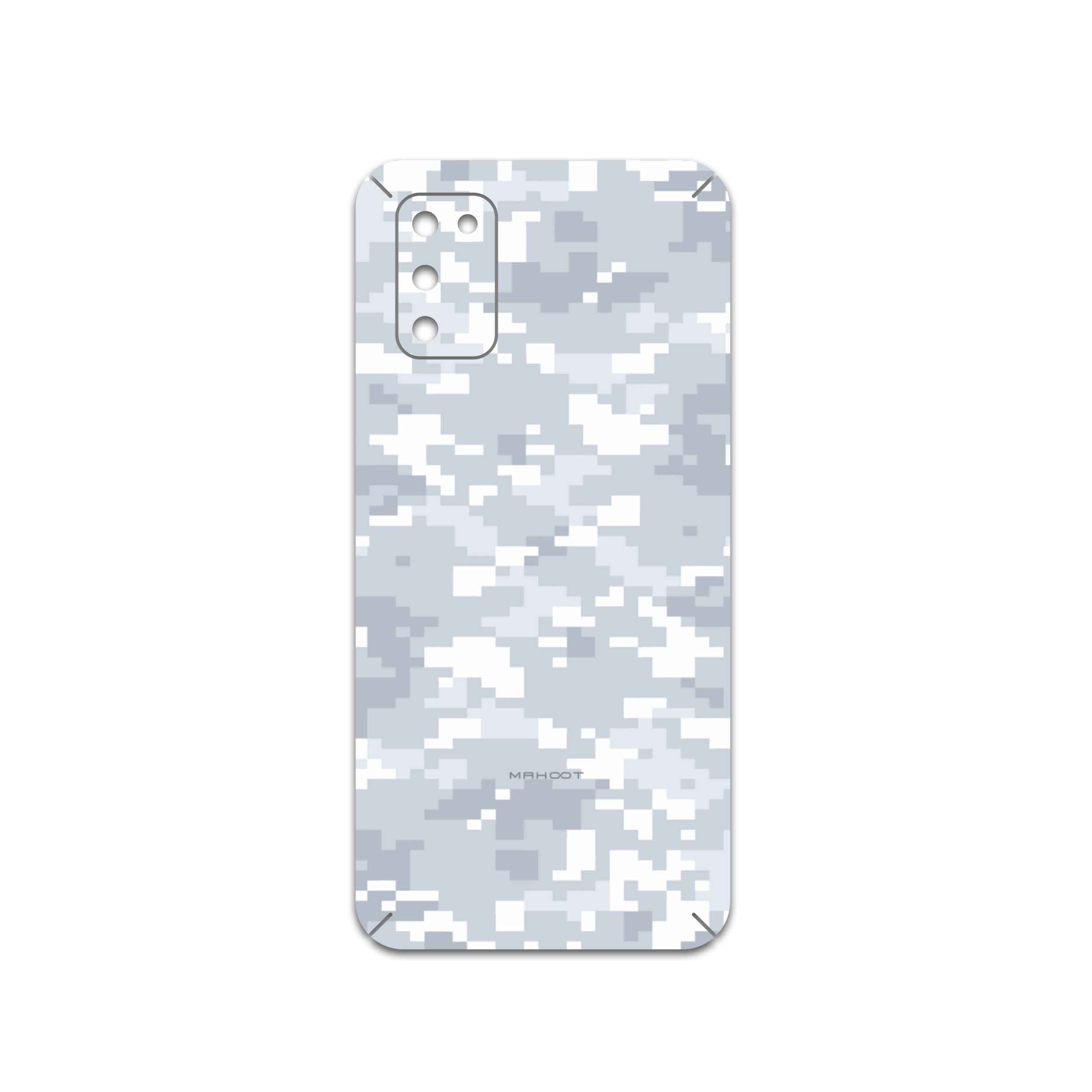 برچسب پوششی ماهوت مدل Army-Winter-Pixel مناسب برای گوشی موبایل سامسونگ Galaxy M02s