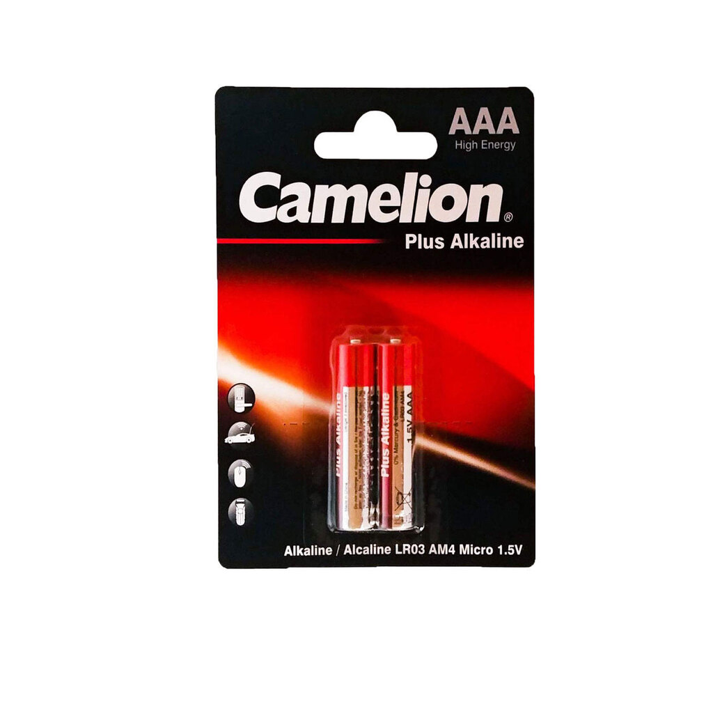 باتری نیم قلمی مدل Plus Alkaline کملیون بسته 2 عددی