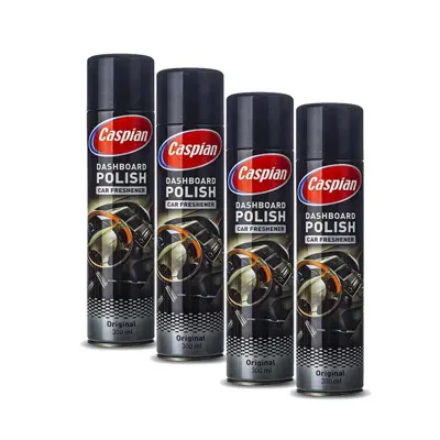 اسپری داشبورد خودرو کاسپین مدل original حجم 300 میلی لیتر بسته 4 عددی