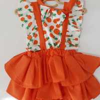 رامپرز اناناسی نارنجی و هد مناسب یکسال تا سه سال زیردکمه 