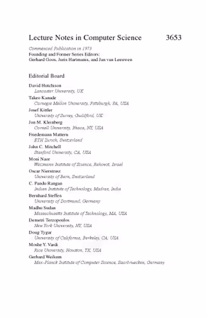 خرید و دانلود نسخه کامل کتاب CONCUR 2005 – Concurrency Theory: 16th International Conference, CONCUR 2005, San Francisco, CA, USA, August 23-26, 2005. Proceedings