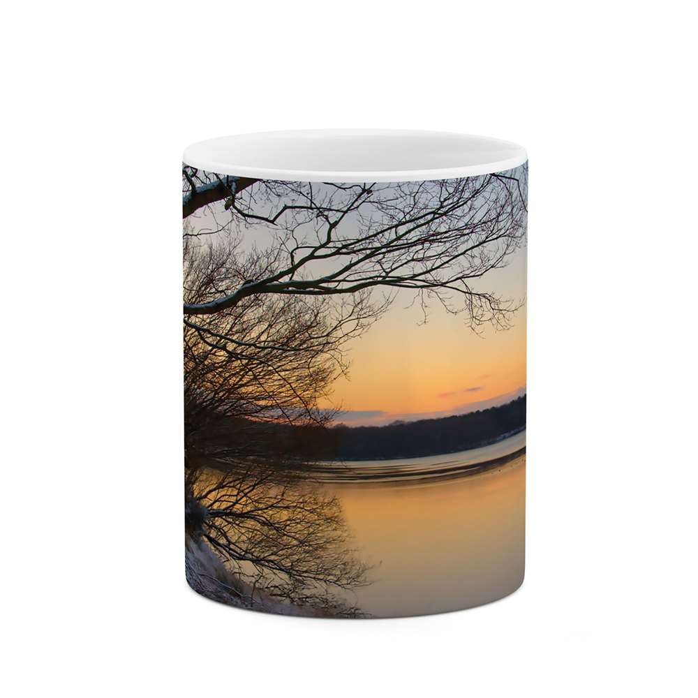 ماگ طرح غروب شهر مدل mgs05243