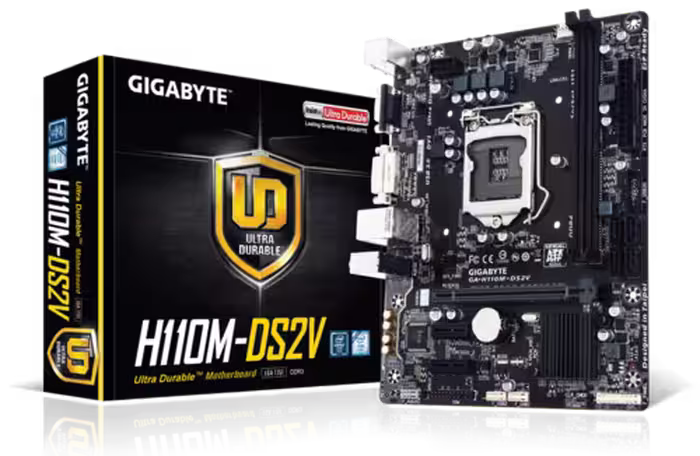 مادربرد گیگابایت مدل GA-H110M-DS2V (rev. 1.0) سوکت 1151