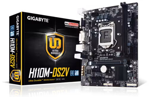 مادربرد گیگابایت مدل GA-H110M-DS2V (rev. 1.0) سوکت 1151