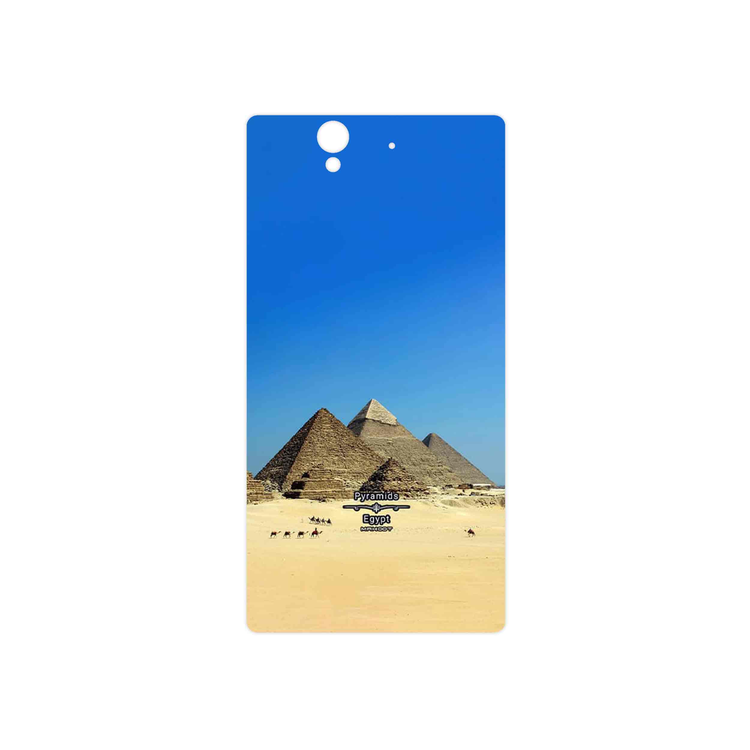برچسب پوششی ماهوت مدل Pyramids of Egypt مناسب برای گوشی موبایل سونی Xperia Z
