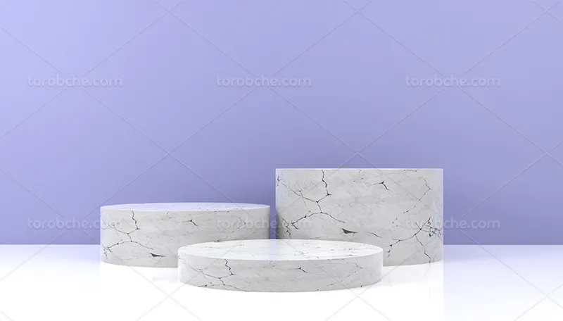 بک دراپ عکاسی سنگی استوانه ای | گرافیک با طعم تربچه