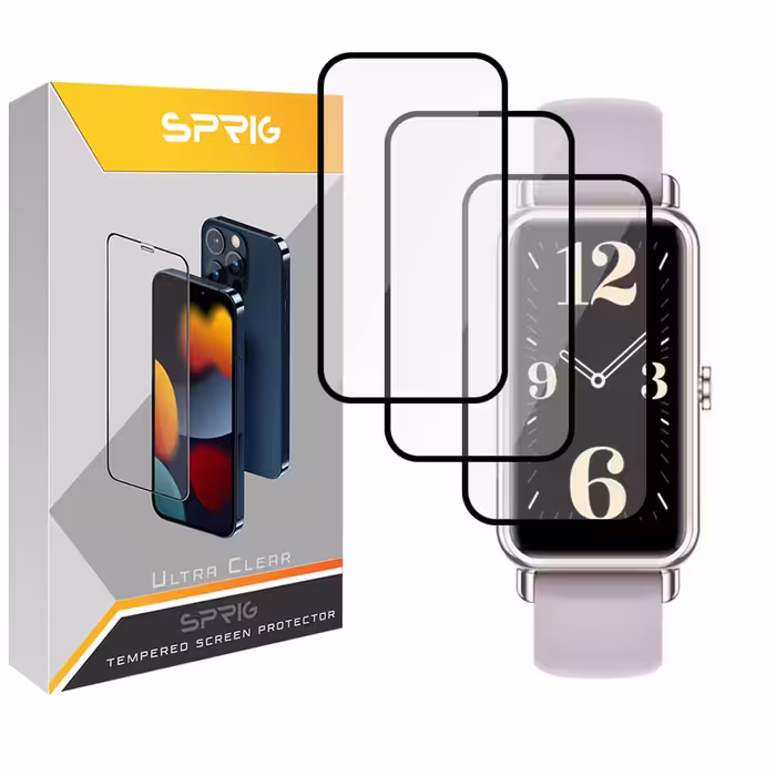 محافظ صفحه نمایش نانو اسپریگ مدل SPG مناسب برای ساعت هوشمند هوآوی Watch Fit Mini بسته سه عددی