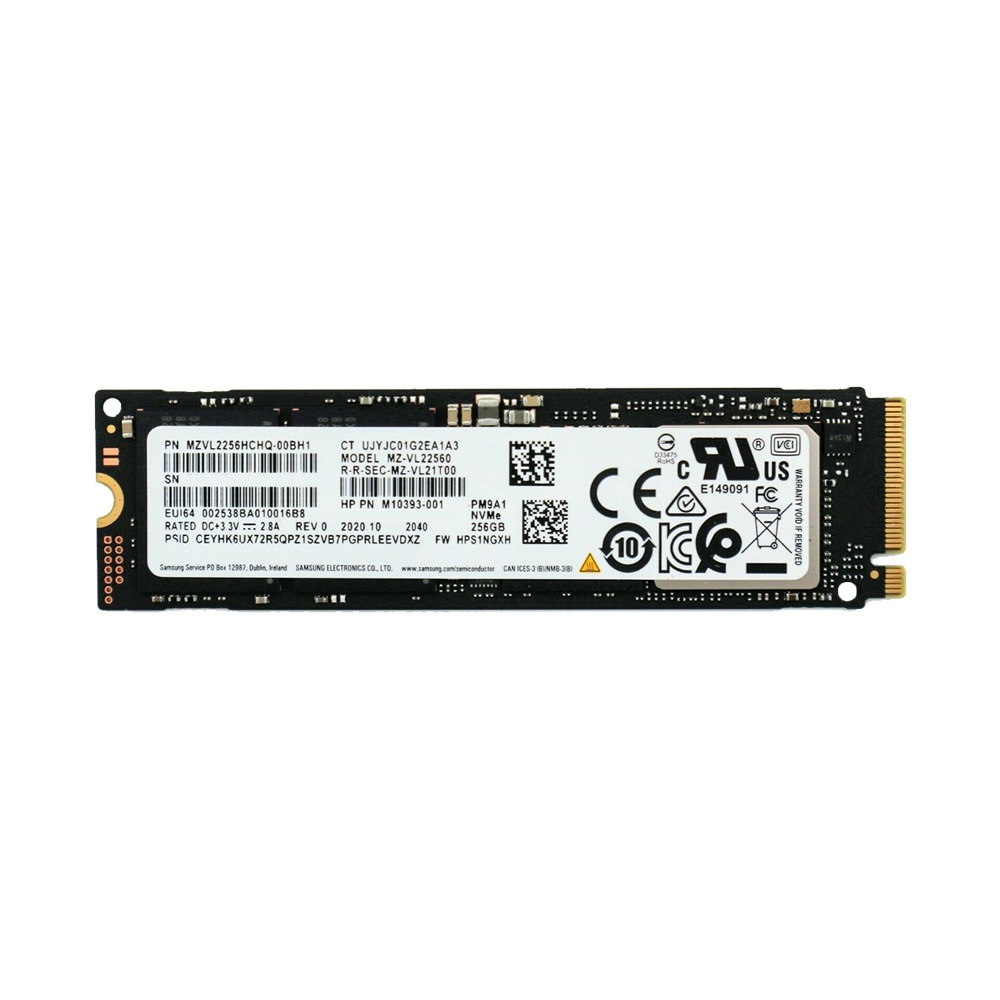 اس اس دی سامسونگ 256GB Internal SSD ا Samsung NVMe PM9A1 M.2 PCIe Gen4 x4