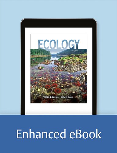 خرید و دانلود نسخه کامل کتاب Ecology (5th edition) BY Bowman - Pdf