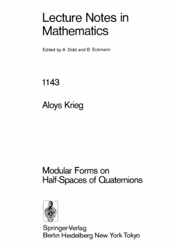 خرید و دانلود نسخه کامل کتاب Modular Forms on Half-Spaces of Quaternions