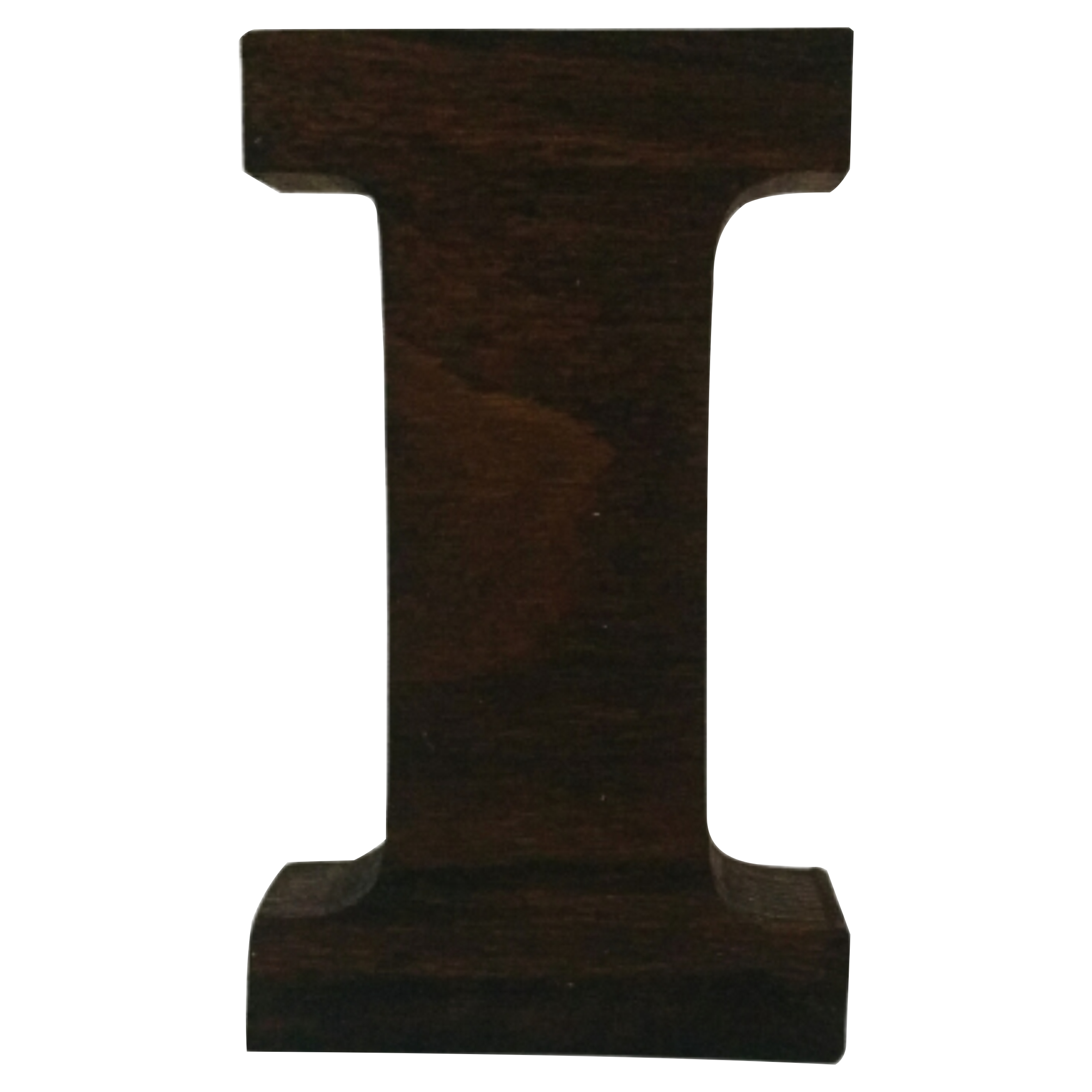 دکوری مدل حرف I چوبی