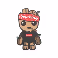 استیکر لپ تاپ طرح Superme کد 344