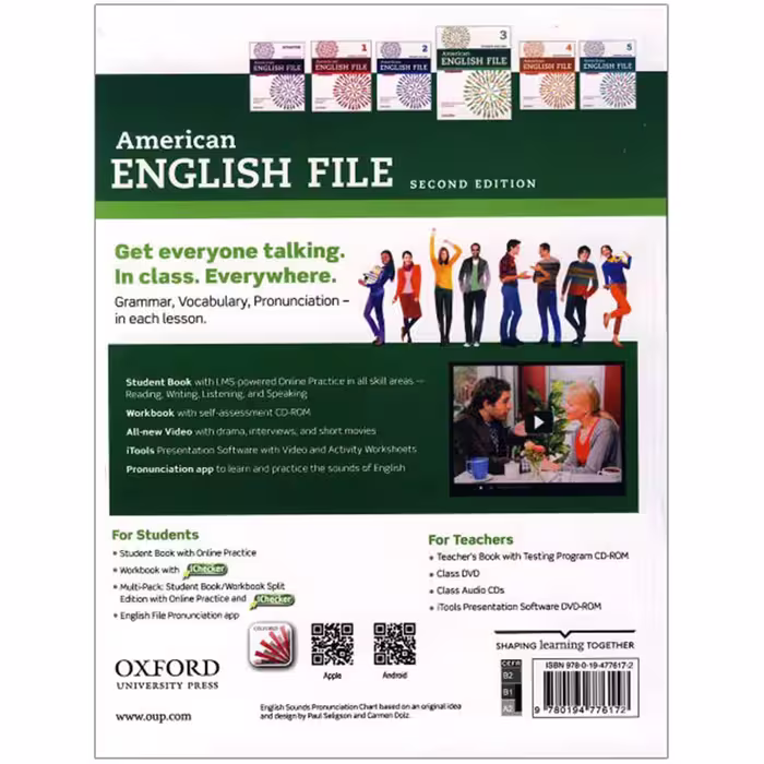 کتاب American English File 3 اثر جمعی از نویسندگان انتشارات Oxford