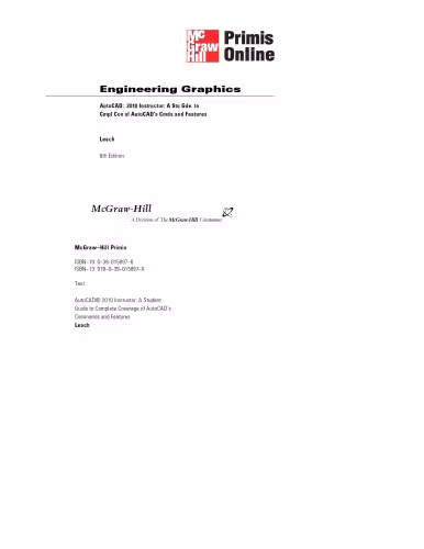 خرید و دانلود نسخه کامل کتاب AutoCAD 2010 Instructor (Mcgraw-Hill Graphics)