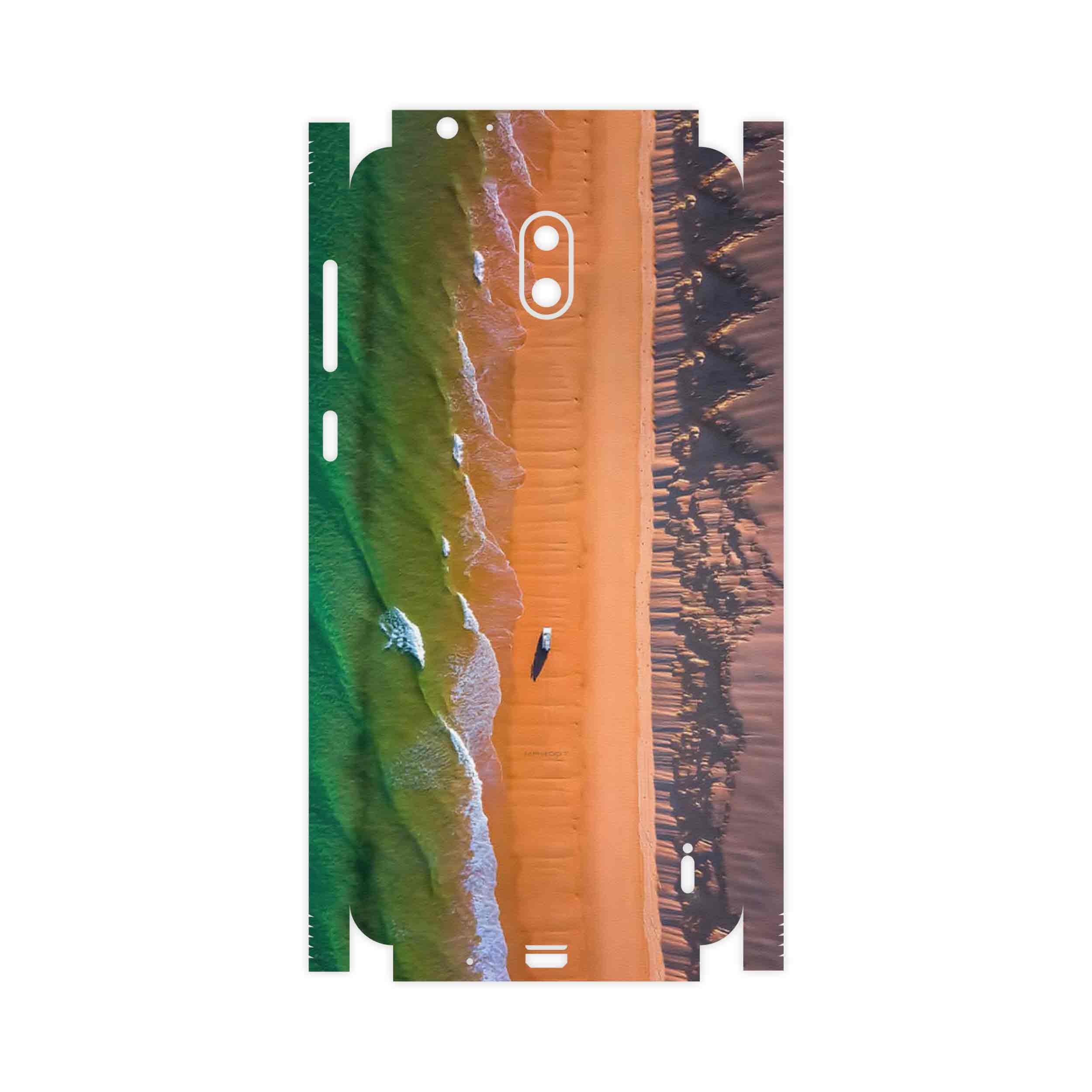 برچسب پوششی ماهوت مدل Beach and Green Sea-FullSkin مناسب برای گوشی موبایل نوکیا 2