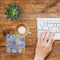 زیر لیوانی طرح سنتی مدل MC1177