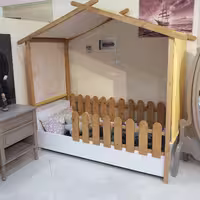کلبه سرخ پوستی کار جدید با تغییر رنگ و روکش بالایی HI BABY