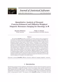 خرید و دانلود نسخه کامل کتاب Quantitative Analysis of Dynamic Contrast-Enhanced and Diffusion-Weighted Magnetic Resonance Imaging for Oncology in R   Code   Data