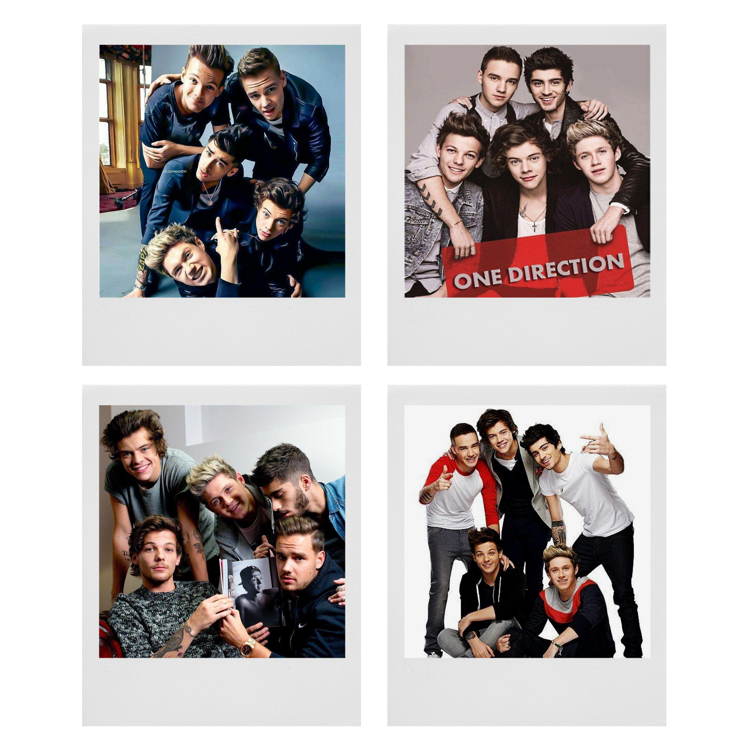 آویز تزیینی طرح وان دایرکشن مدل P888 مجموعه 4 عددی