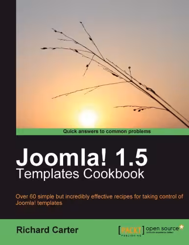 خرید و دانلود نسخه کامل کتاب Joomla! 1.5 Templates Cookbook