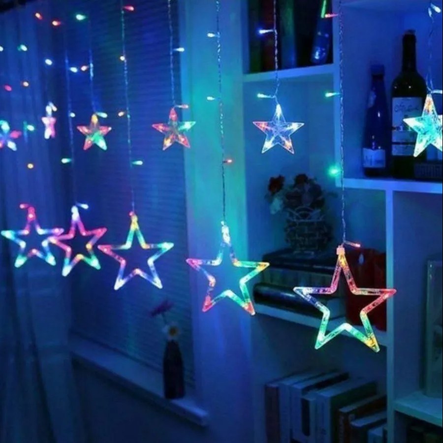 ریسه ستاره بزرگ مولتی کالر10شاخه