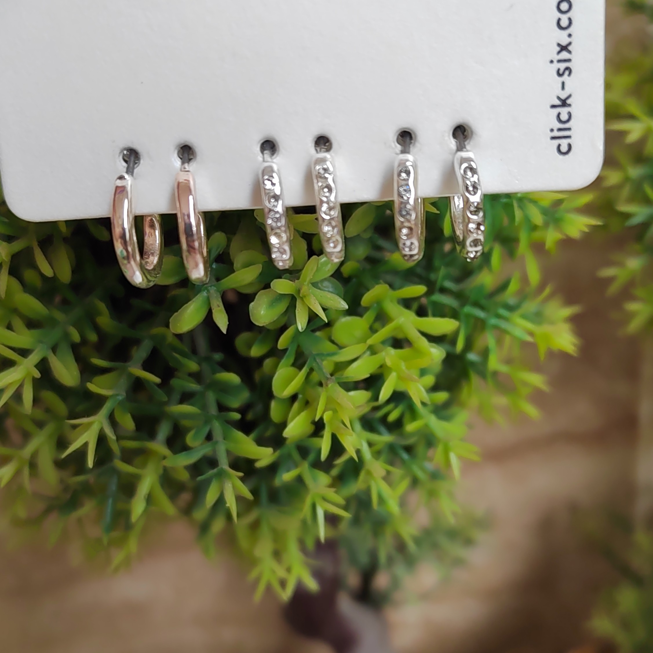 گوشواره میخی. آبکاری شده 