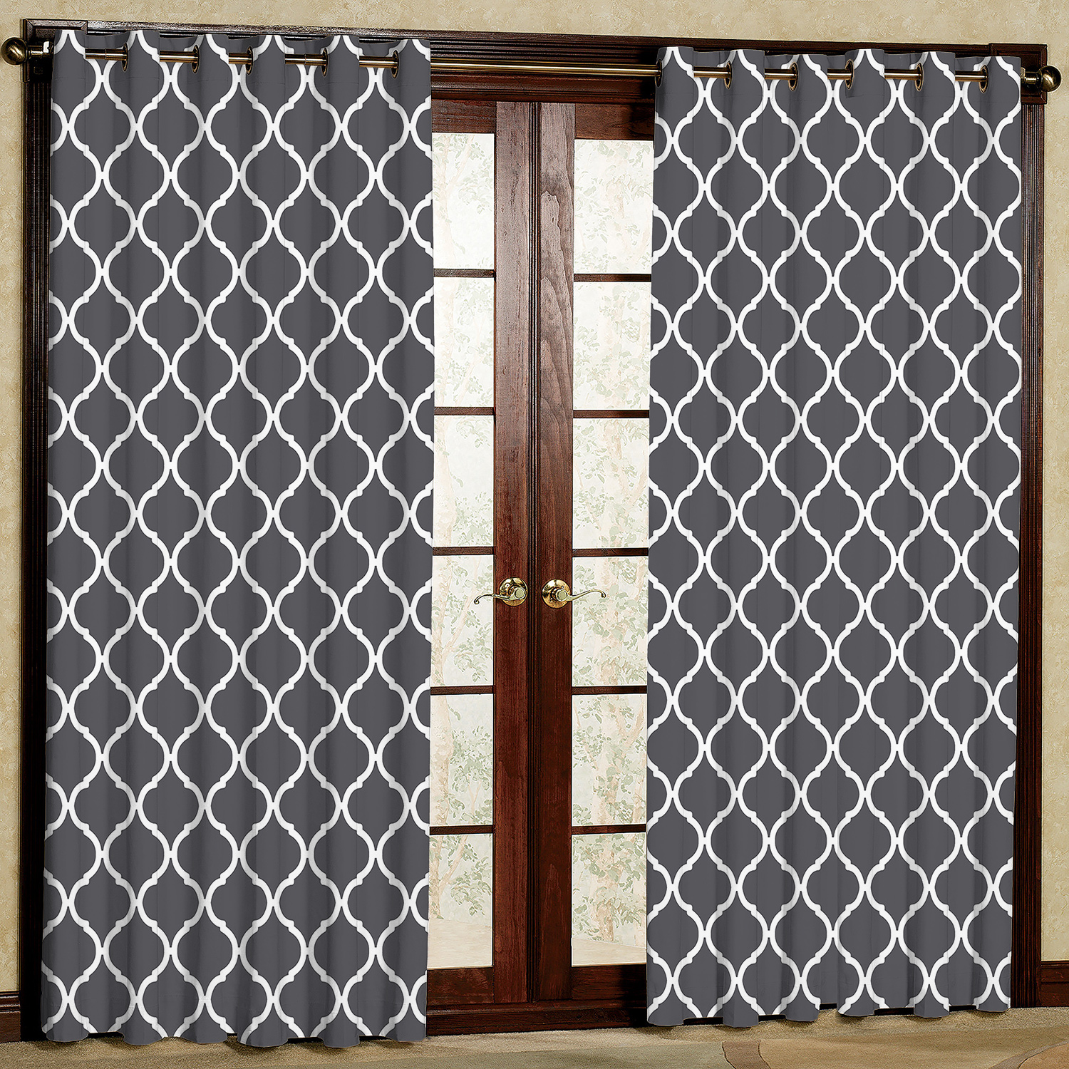 پرده مدل زیگزاگ مخمل پانچی کد 4394c سایز 200x140 سانتی متر