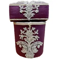 ست سطل و جای دستمال کاغذی مدل درباری 