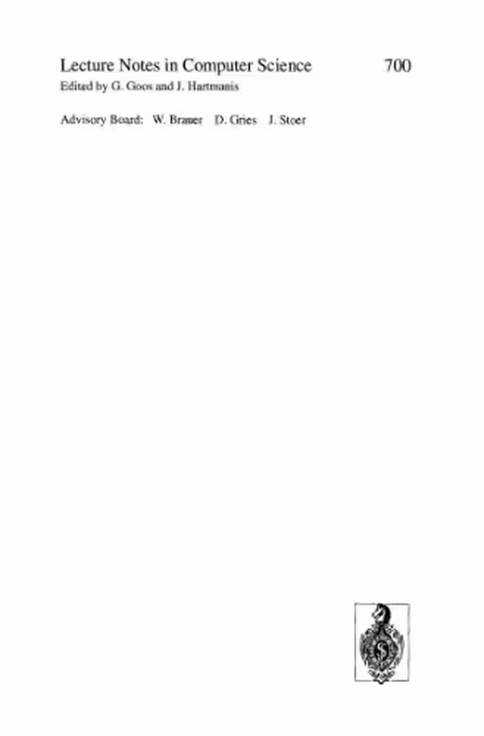 خرید و دانلود نسخه کامل کتاب Automata, Languages and Programming: 20th International Colloquium, ICALP 93 Lund, Sweden, July 5–9, 1993 Proceedings