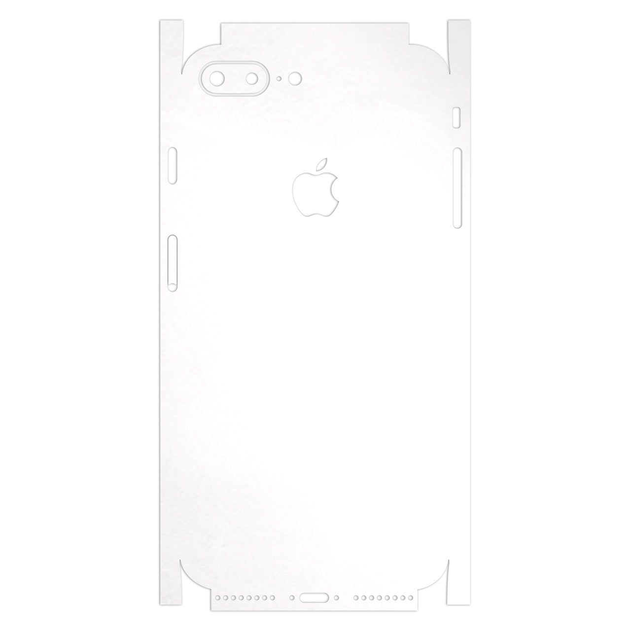 برچسب پوششی ماهوت مدل Full skin-White-Metallic مناسب برای گوشی موبایل اپل iPhone 7