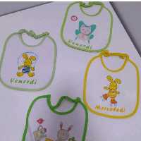 پیش بند نخی چاپی نوزادی