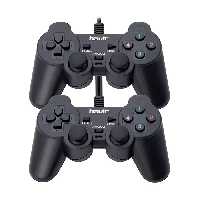 دسته بازی سیم دار گیمینگ هویت مدل HV G61 دو عددی | ژیوار مارکت - لپتاپ استوک، لوازم جانبی موبایل و کامپیوتر