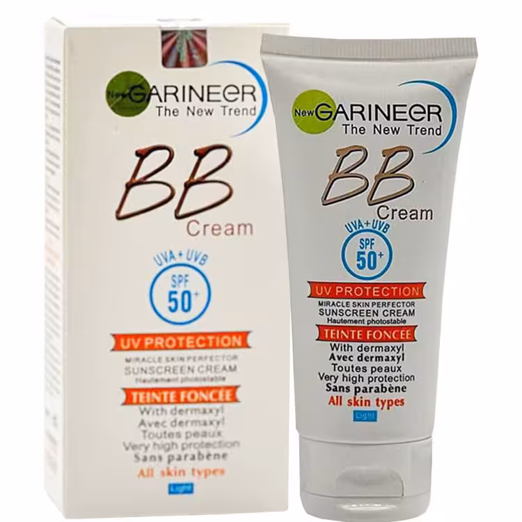 کرم ضد آفتاب بی بی لایت گارنیر spf50 حجم 50 میل