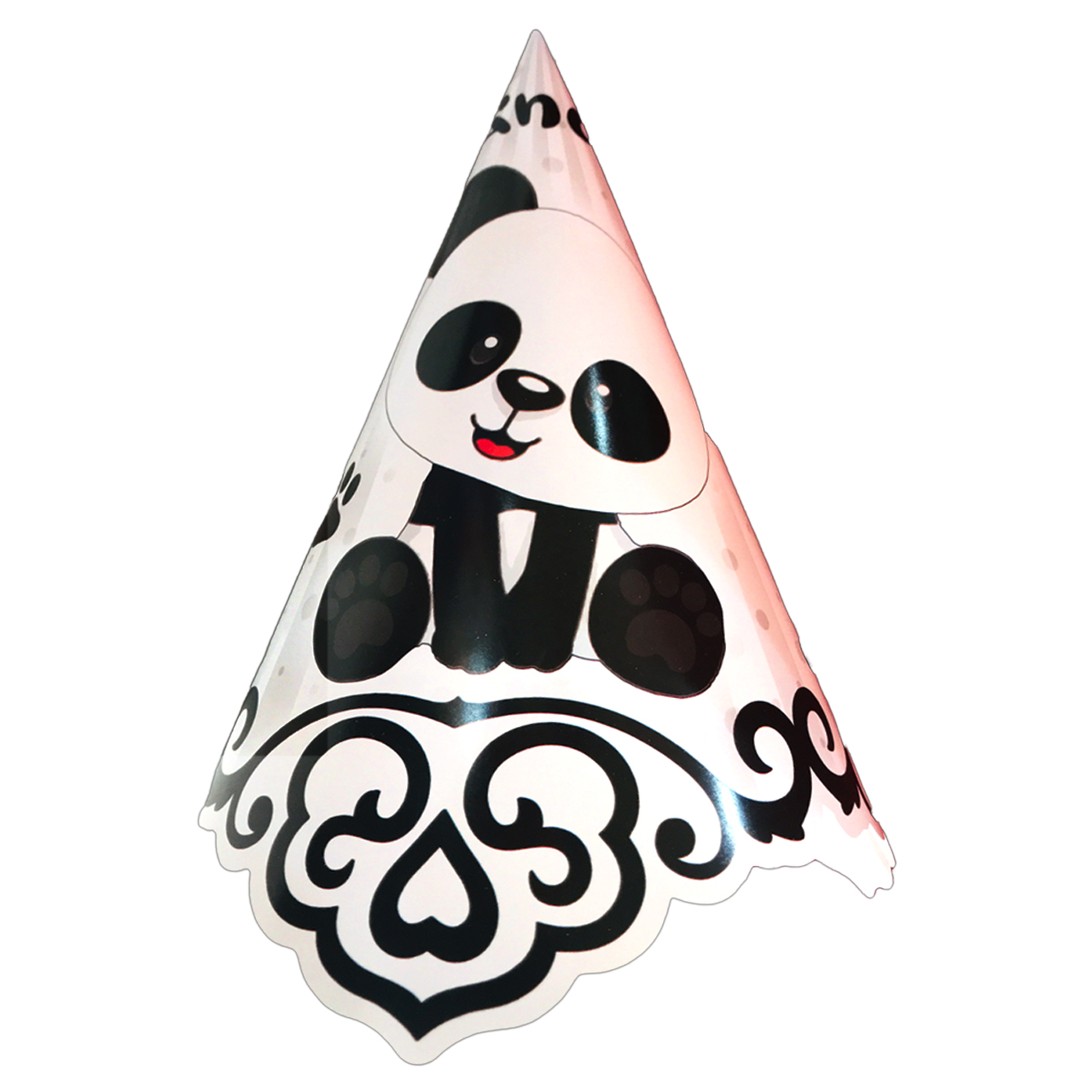 کلاه تولد مسترتم طرح پاندا پلاس بسته 10 عددی