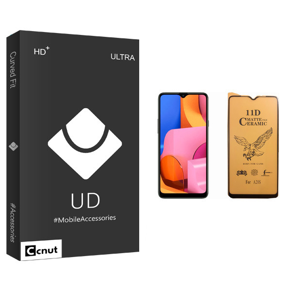 محافظ صفحه نمایش سرامیکی کوکونات مدل UD Black مناسب برای گوشی موبایل سامسونگ Galaxy A20s | کالا برتری