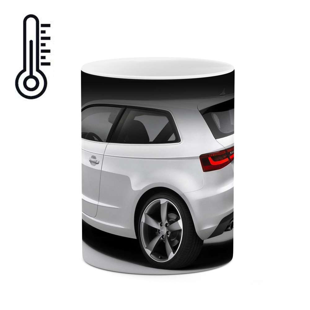 ماگ حرارتی طرح ماشین Audi A3 مدل mgph15196