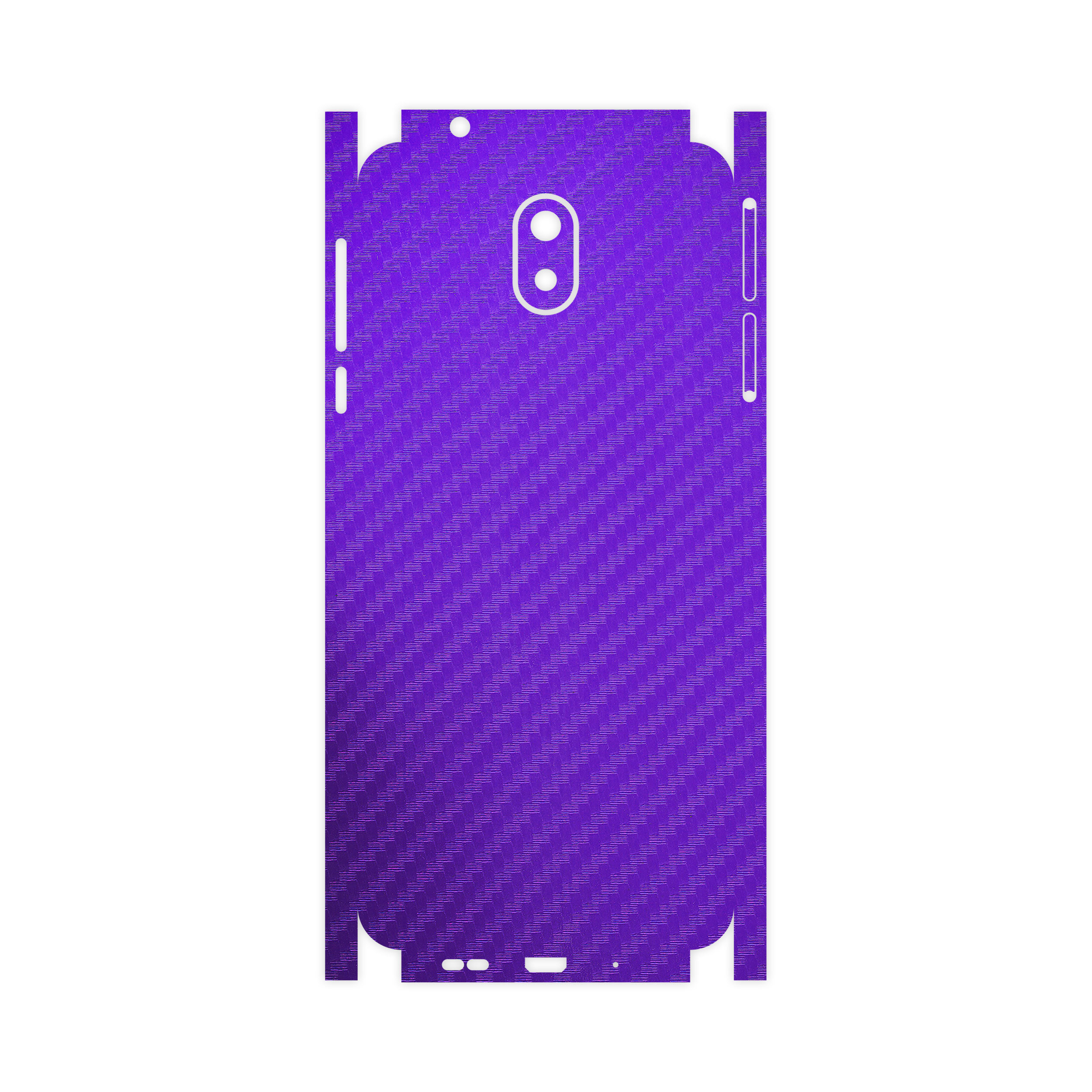 برچسب پوششی ماهوت مدل Purple-Fiber-FullSkin مناسب برای گوشی موبایل نوکیا 3.1
