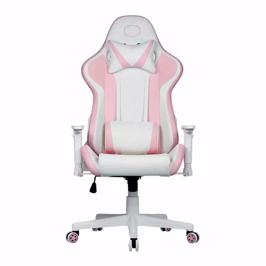صندلی گیمینگ کولر مستر CALIBER R1S Rose White