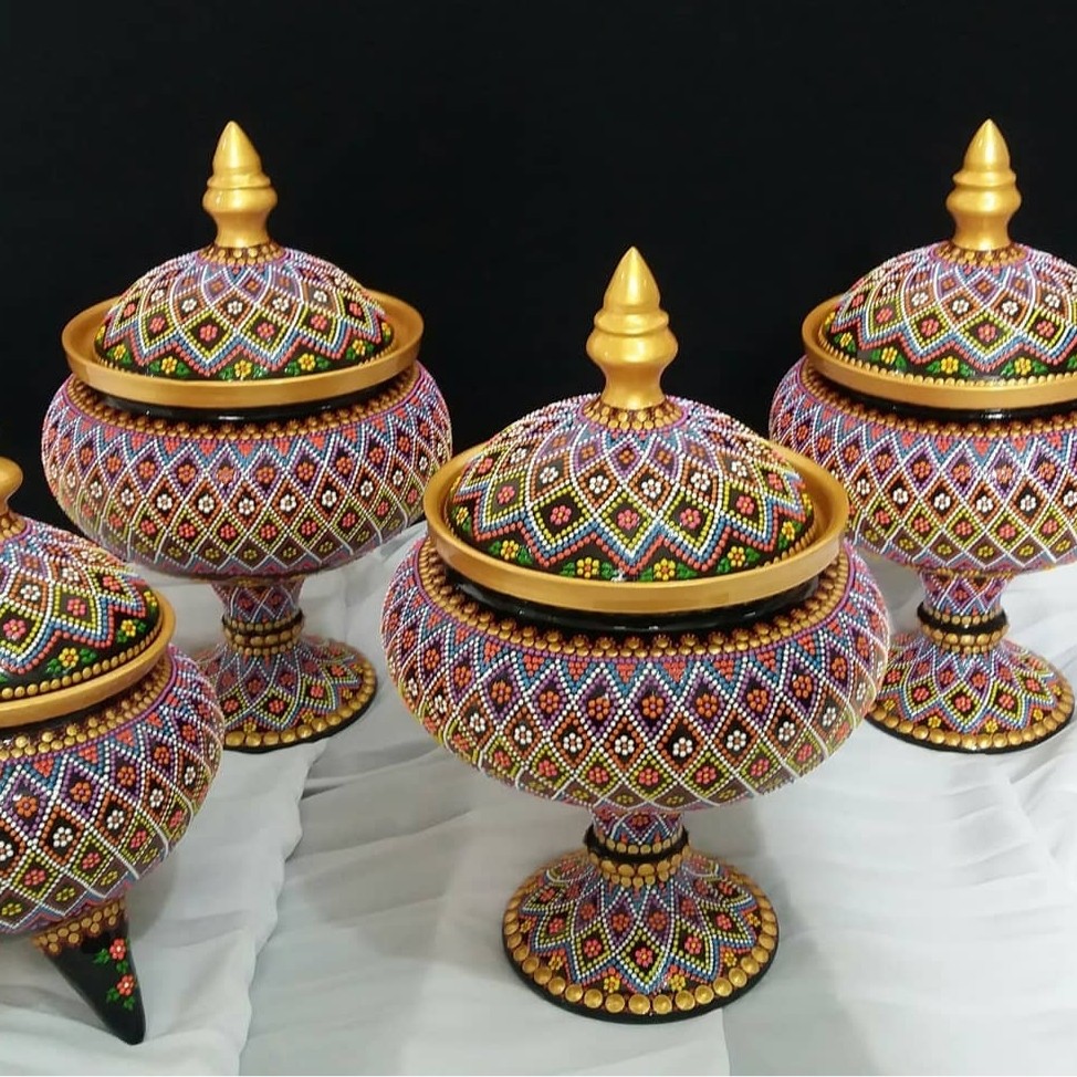 جاشکلاتی تک پایه طلایی نقطه کوبی