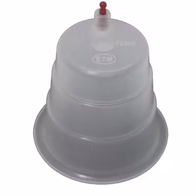 لیوان بادکش ای تی ام مدل 125cc بسته 12 عددی