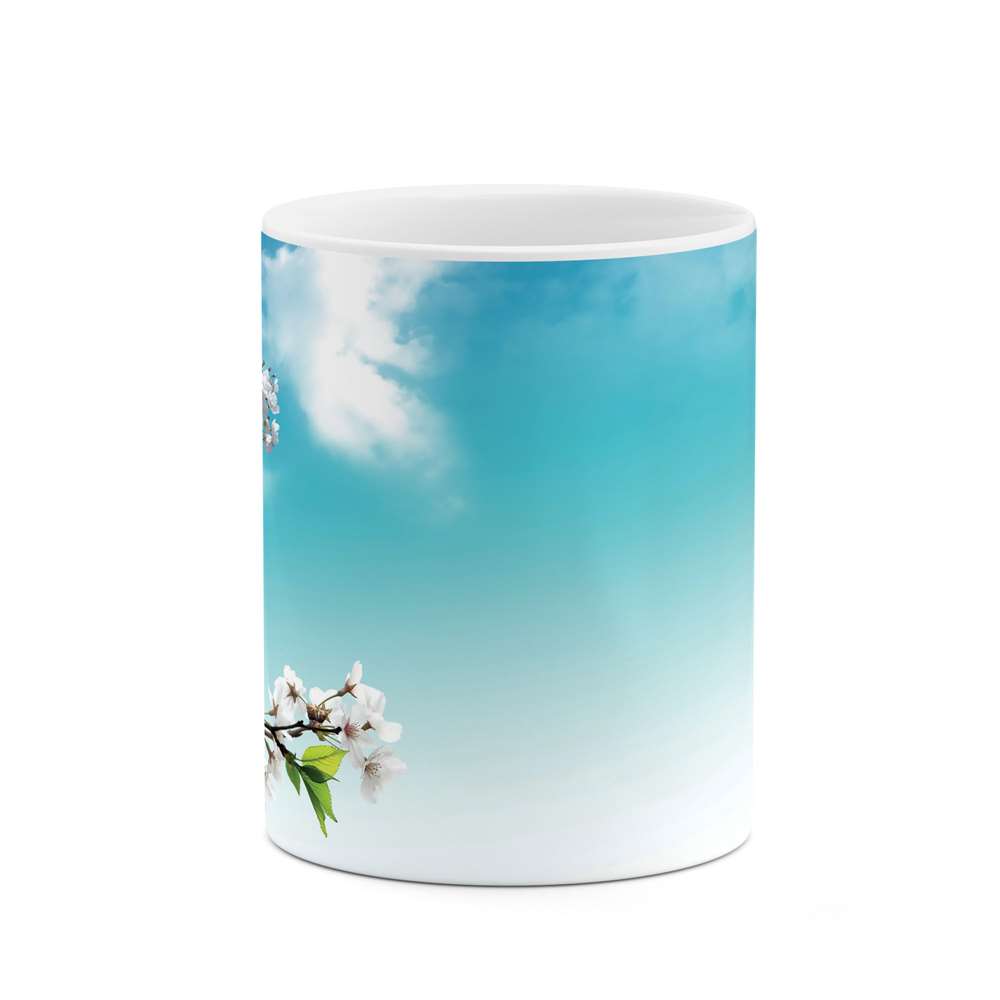 ماگ طرح شکوفه گل مدل mgs06830