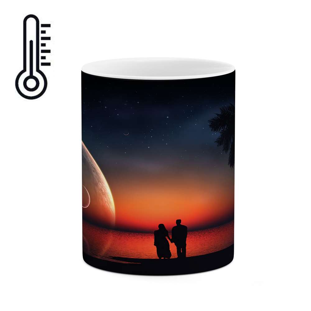 ماگ حرارتی طرح عاشقانه مدل mgh03139